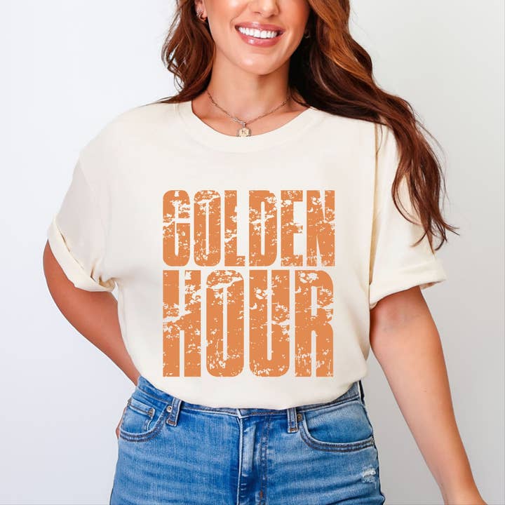 Golden Hour Block Distressed GDT for wholesale by Olive And Ivory Wholesale