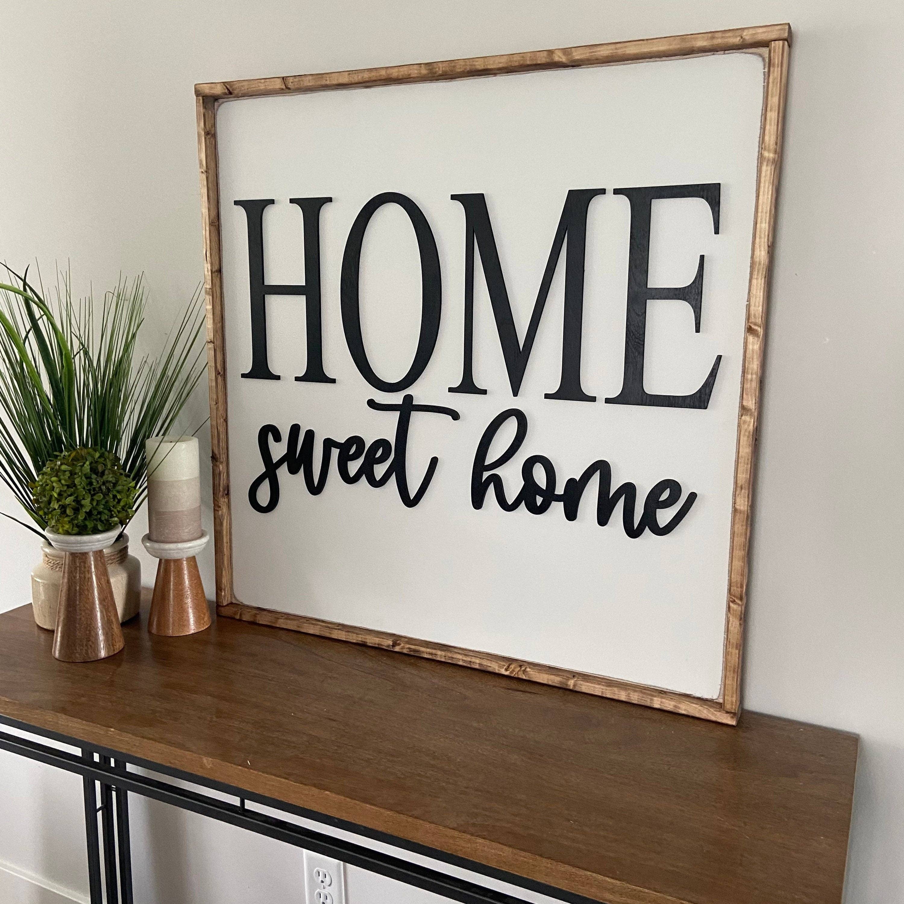 This Phrase of Life - Wholesale Sign - home sweet home - entryway, living room sign 3