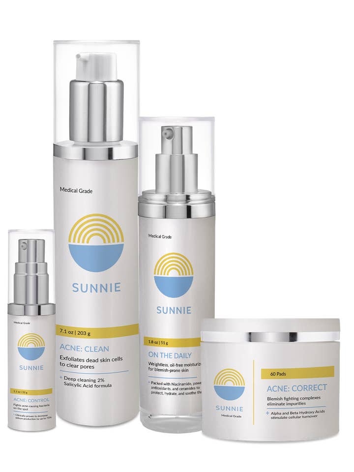 Kit complet de défense contre l'acné pour la vente par Sunnie Skincare