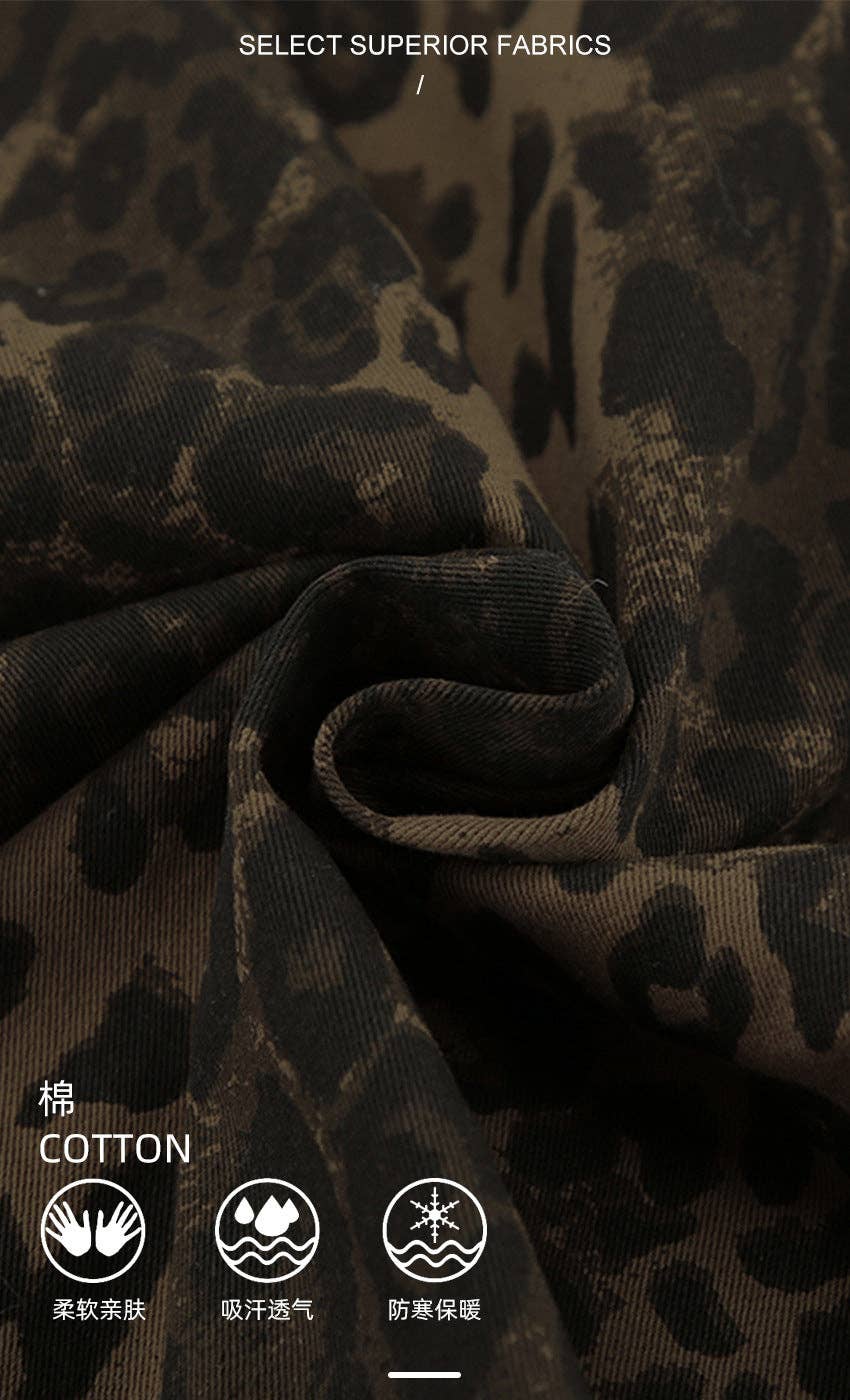 Marayn - Wholesale Jacket - Women's - Retro Leopard Print Autumns Chic Versatile British Style2