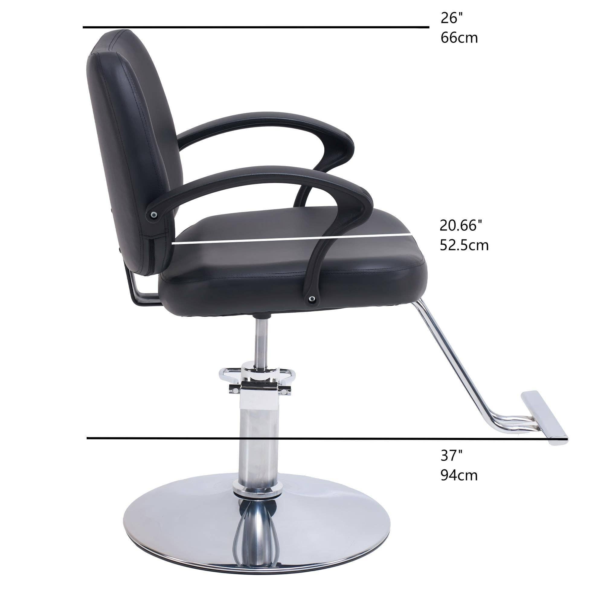 39F Inc. - Wholesale Chair - Black Hydraulic Barber Chair for Professional Salon Use4