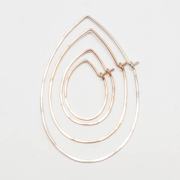 Tumbleweed Shop and Studio LLC - Wholesale Hangende/ronde oorbellen - Klassieke druppelhoepels0