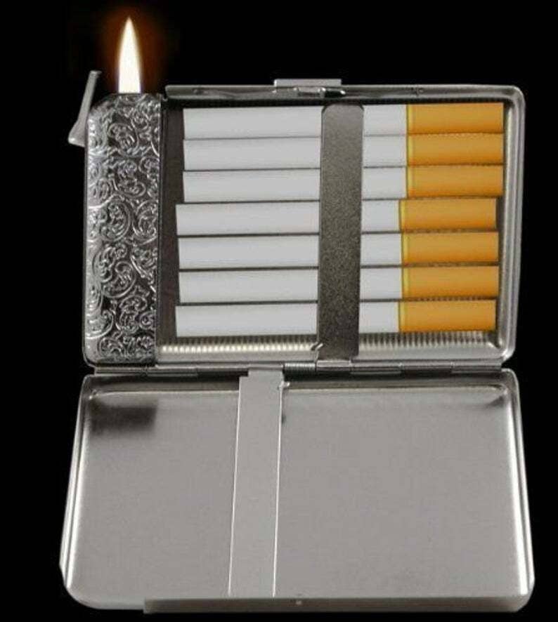 Lighter King - Wholesale Lighter - Mechanics Tight Nuts Rusty Tool Cig Case w/built in lighter1