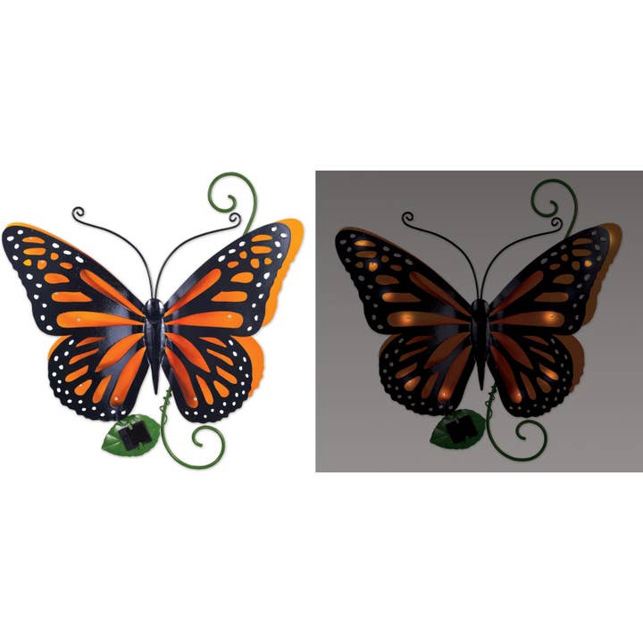 Décoration solaire Papillon Orange pour la vente par Sunset Vista Designs