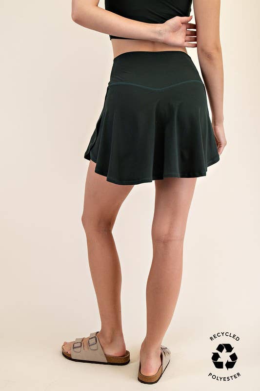 Sunday Morning - Wholesale Skort - Women's - S0970PL37 PLUS V SHAPED HIGH-WAIST BUTTER YOGA FABRIC SKORT25