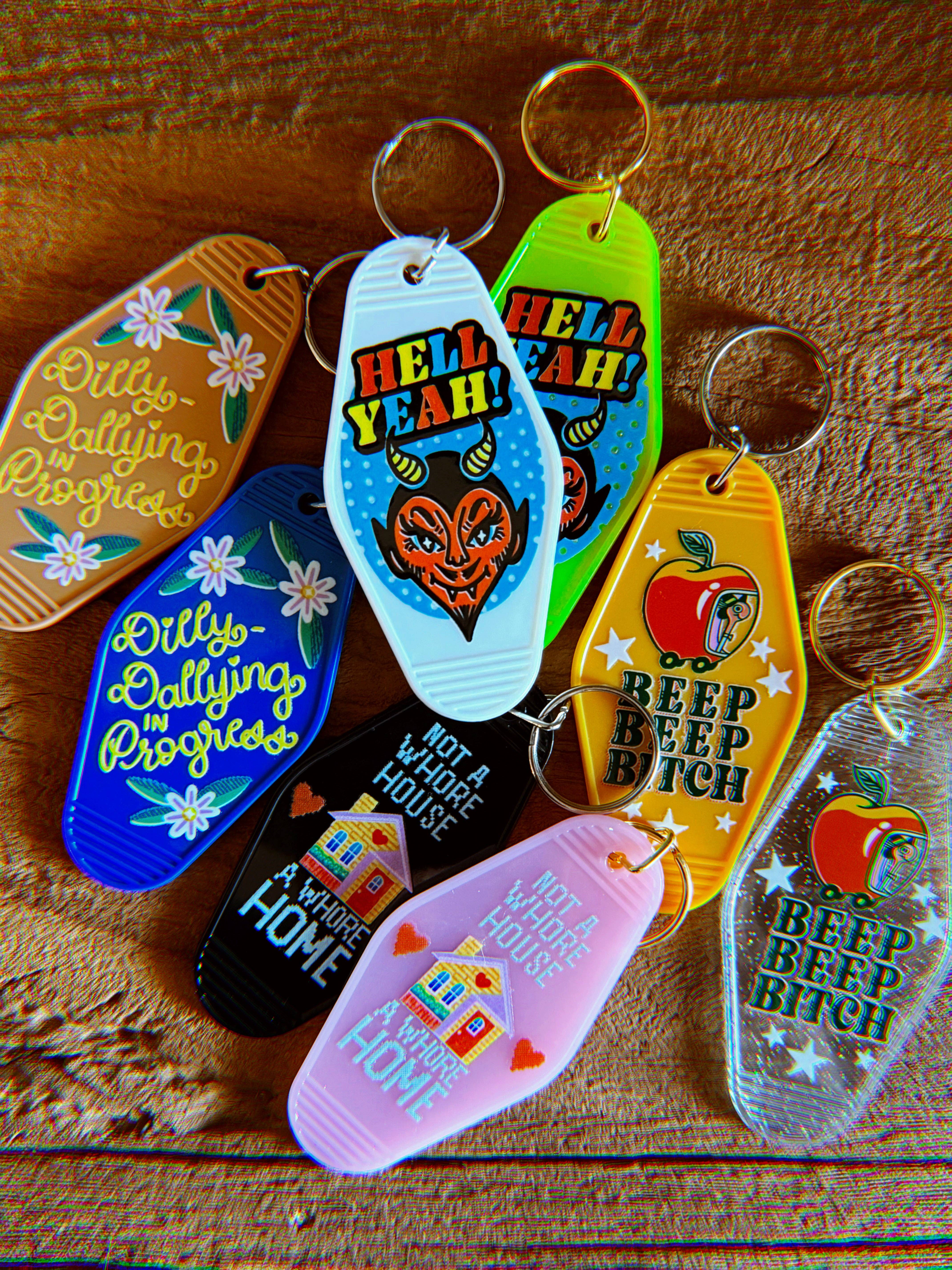 Chaos Magic Studio - Wholesale Keychain - Women's - Beep Beep Bitch Keychain3