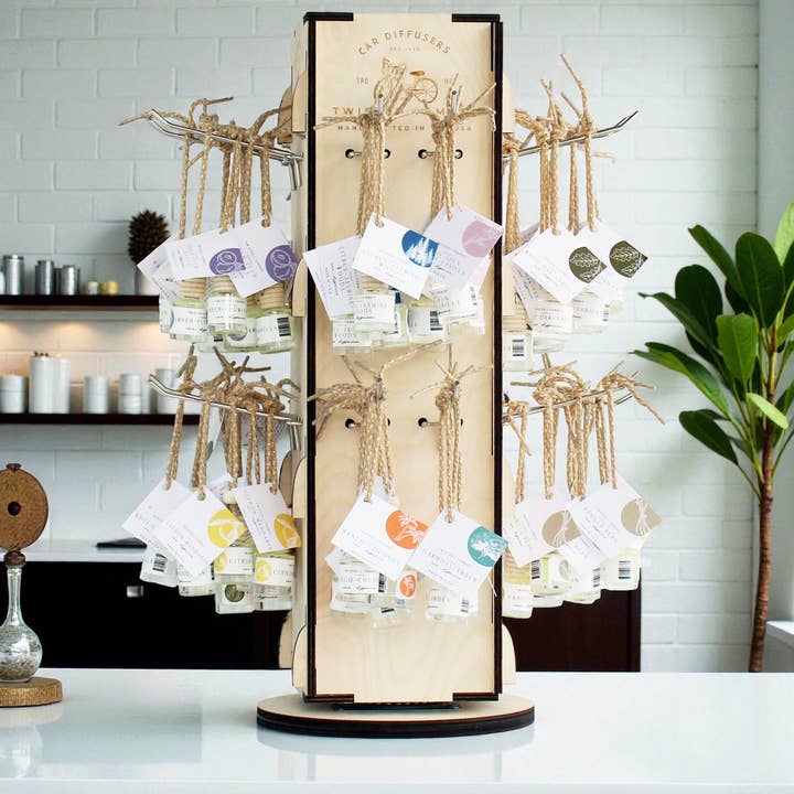 Twisted Tomboy | Bath+Body+Shower+Shave - Wholesale Reed Diffuser - NEW! Car Diffuser Variety Spinner Display
