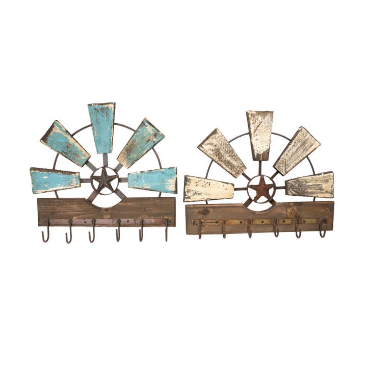 My Amigos Imports - Wholesale Wall Accent - Star Hat Rack-Western-Rustic-Coat-Wall Decor-20x16x3 inches