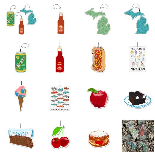 City Bird - Wholesale Car Freshener - Unisex - Raspberry Paczki Air Freshener1