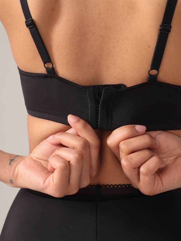 Rachel - Wholesale Bralette - Women's - Eversoft Triangle Bralette in Black5