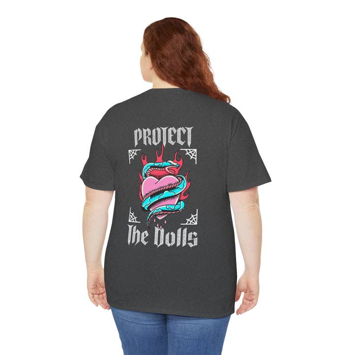 Kennidi Co. - Wholesale Screen Printed T-Shirt - Women's - Protect the Dolls- Pro Trans T-shirt