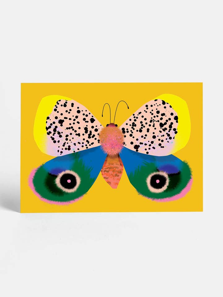 Yellow Butterfly | Postcard for wholesale by Sunny Beast