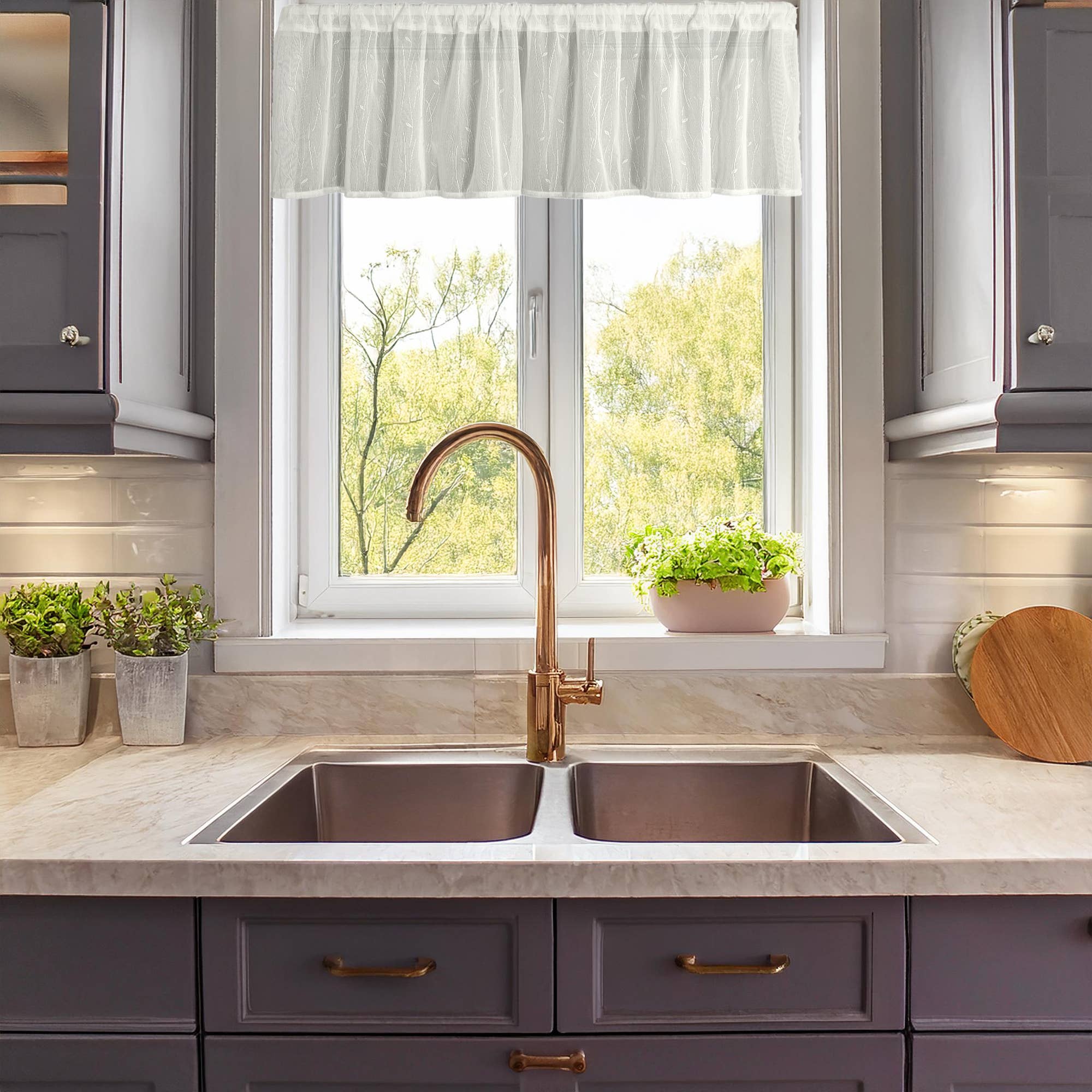 Heritage Lace - Wholesale Curtain - Prairie 60x16 White Ivory Lace Curtain Valance11