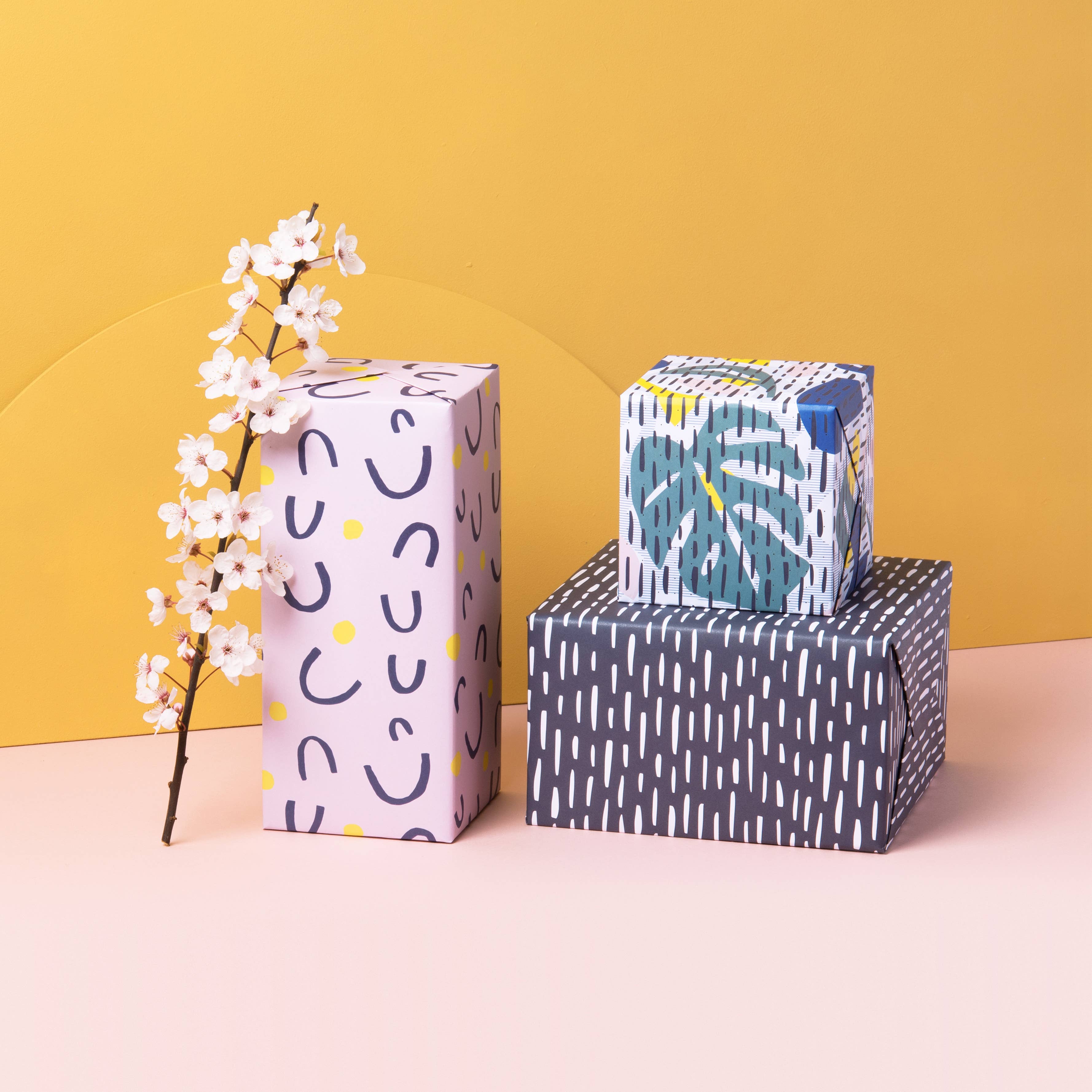 Lizzie for SMUG – wholesale Flat wrap – Cascade Wrapping Paper1