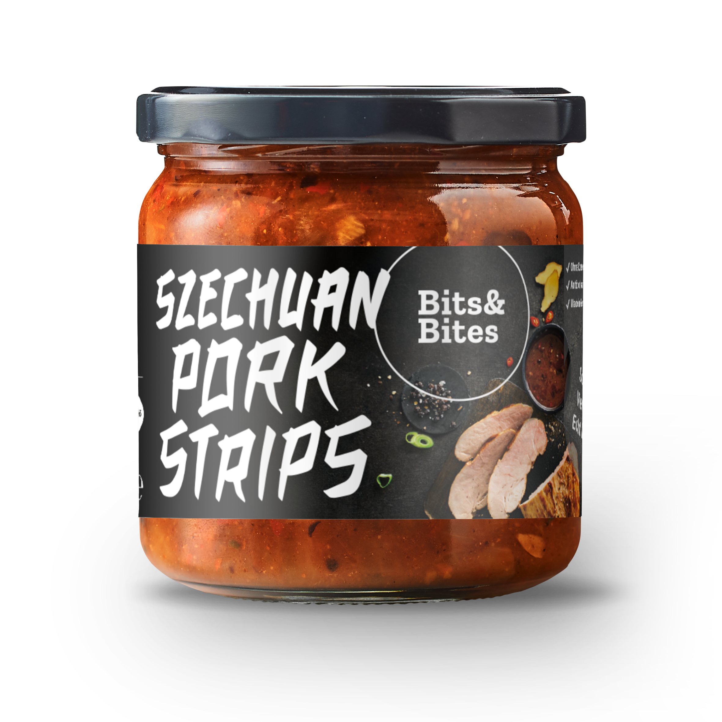 Bits & Bites GmbH & Co. KG - Wholesale Shelf Stable Prepared Meal - Szechuan Pork Strips (400g)2