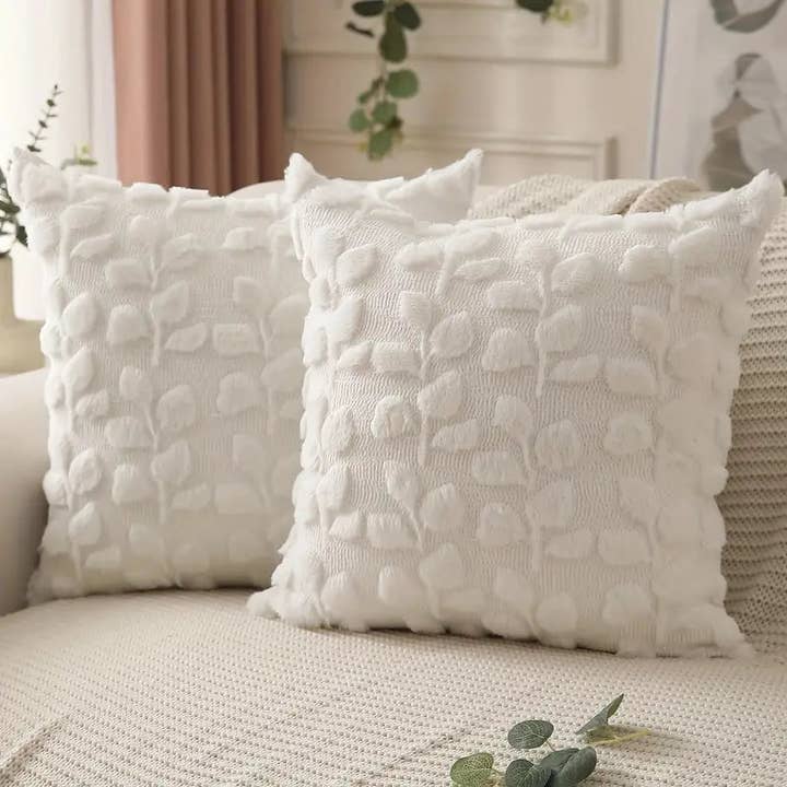 Huis Van Merken - Wholesale Throw Pillow Cover - Eucalyptus Pillow Covers 18x18 - Farmhouse Throw Pillow Set2