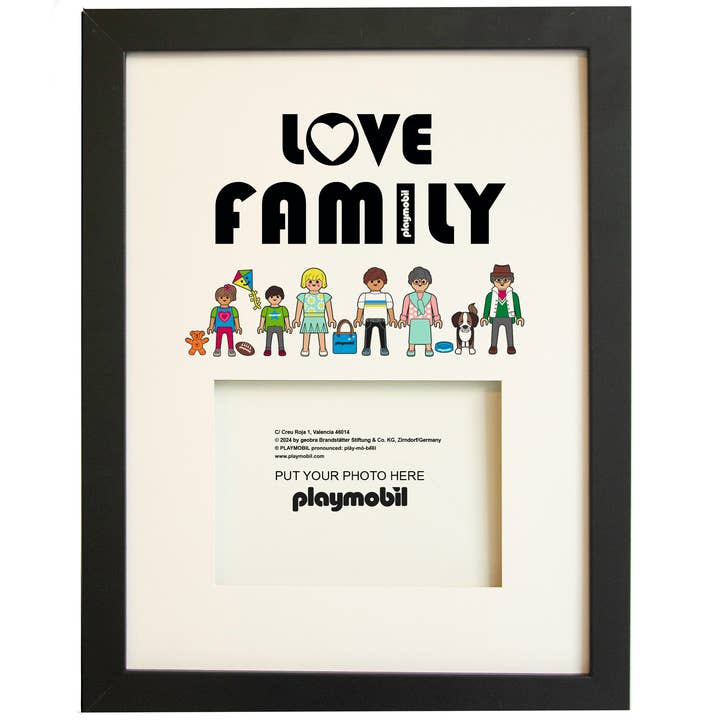 Cadre Photo 40X30 Amour Famille Playmobil pour la vente par Really Nice Things