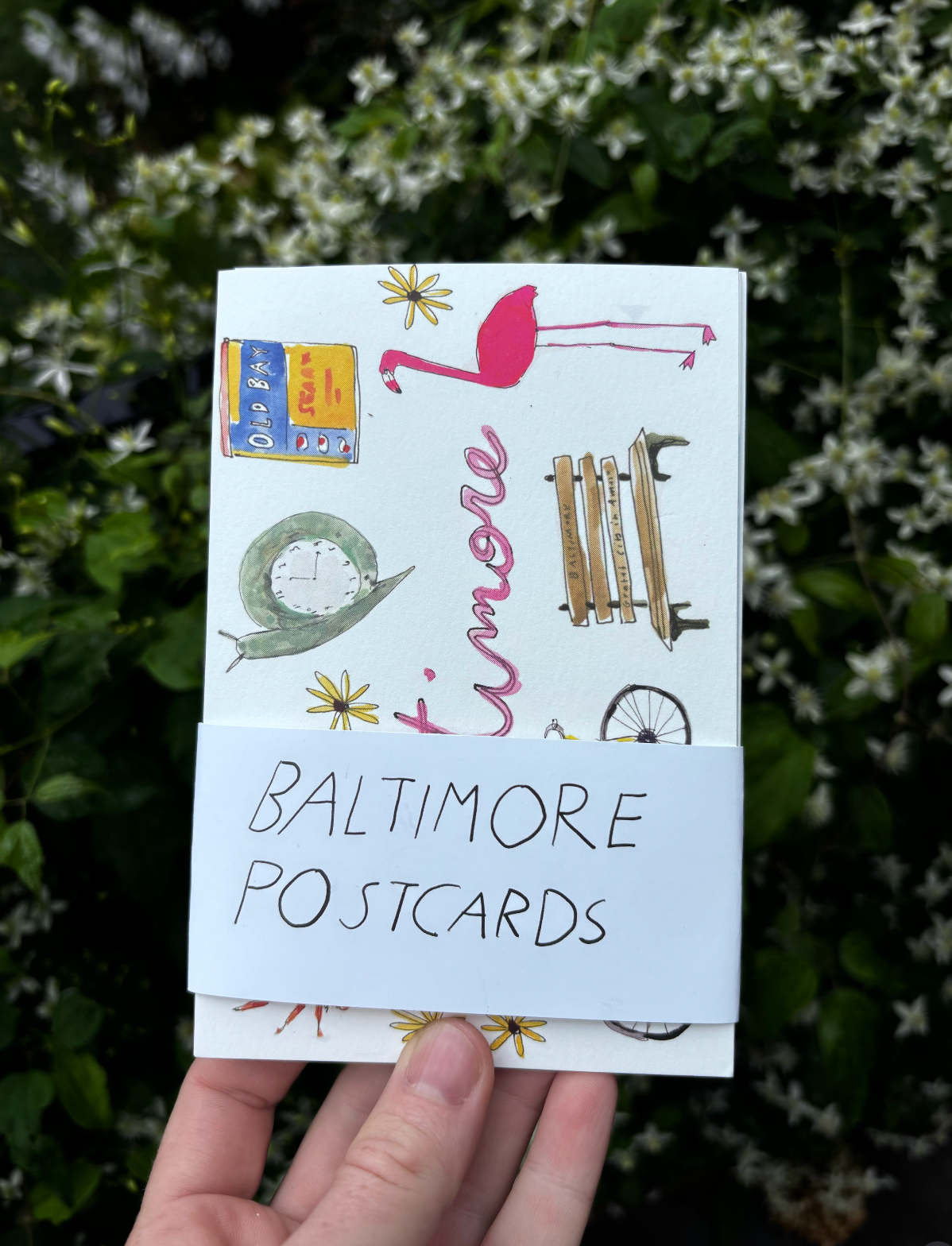 ELIZABETH GRAEBER art + illustration - Wholesale Postcard Set - Baltimore postcard pack3