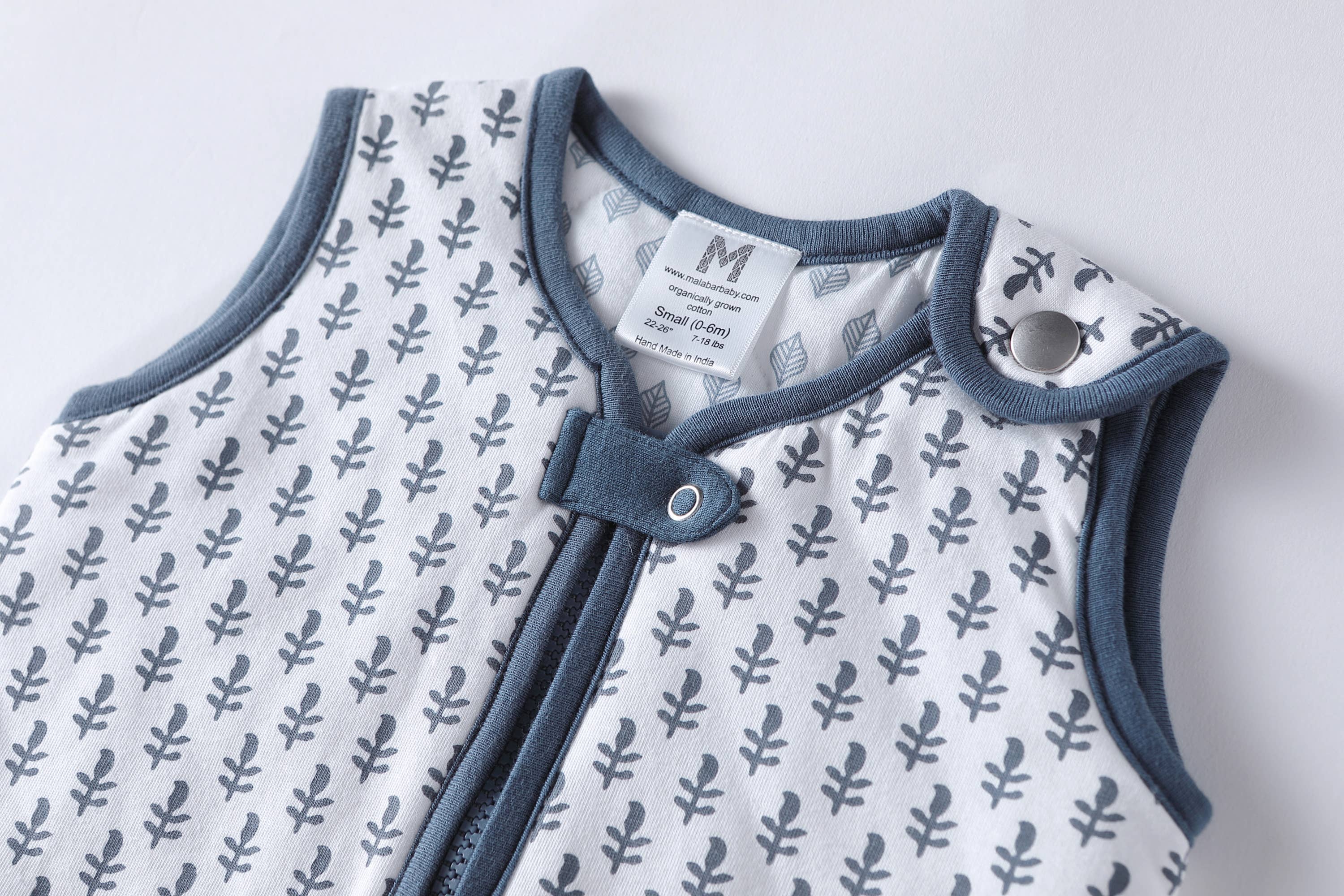 MALABAR BABY, Consciously Crafted For You. - Wholesale Sleepsack - Baby - TOG 2.2 Quilted Sleep Sack: Organic Cotton I Made in India2