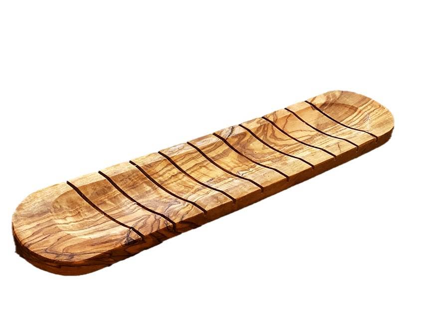 Natural OliveWood - Wholesale Cutting Board - Olive Wood Bread Slicing Board2