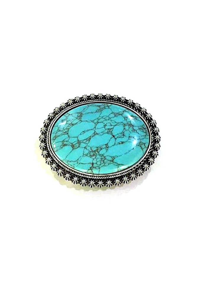 WESTERN STYLE TQ STONE BELT BUCKLE SX-1011 for wholesale by anbfashion