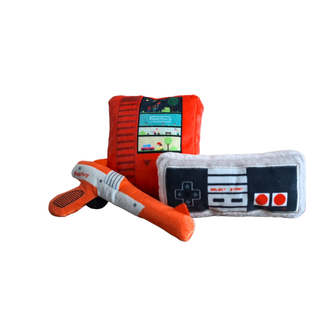 PawStory - Wholesale Pet Plush Toy - Dog - Snuffles - Retro Games1