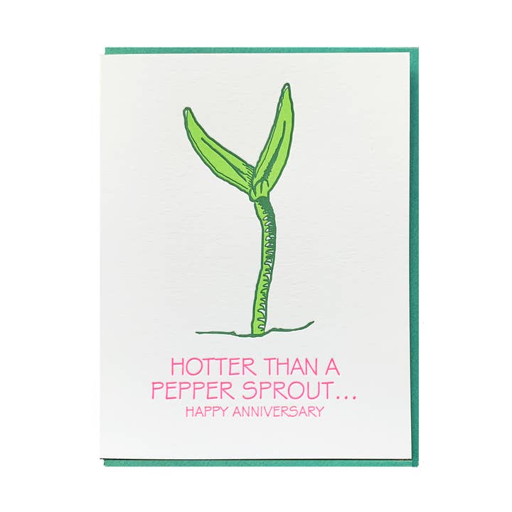 Pfeffersprossen-Karte für den Großhandel von Noteworthy Paper & Press