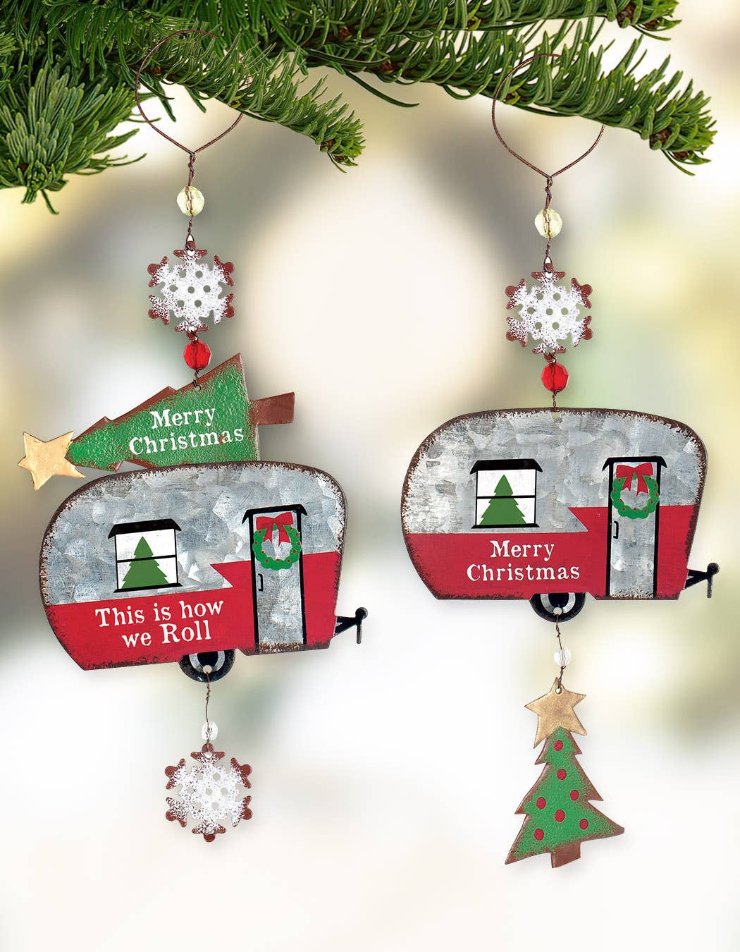 Sunset Vista Designs - Wholesale Ornament Set - Trailer Ornament 2 asst1