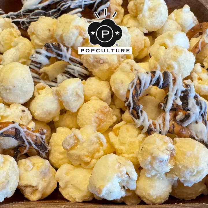 Popculture Gourmet Popcorn - Wholesale Popcorn - Chocolate Pretzel