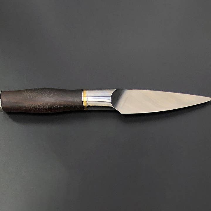 Swartzia Hardwood Handle - 4 Inch Pairing Knife for wholesale by Craftstone Knives