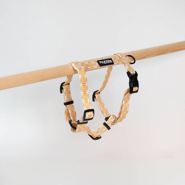 Dog Harness Sevilla Sunset for wholesale by Pip and Palms