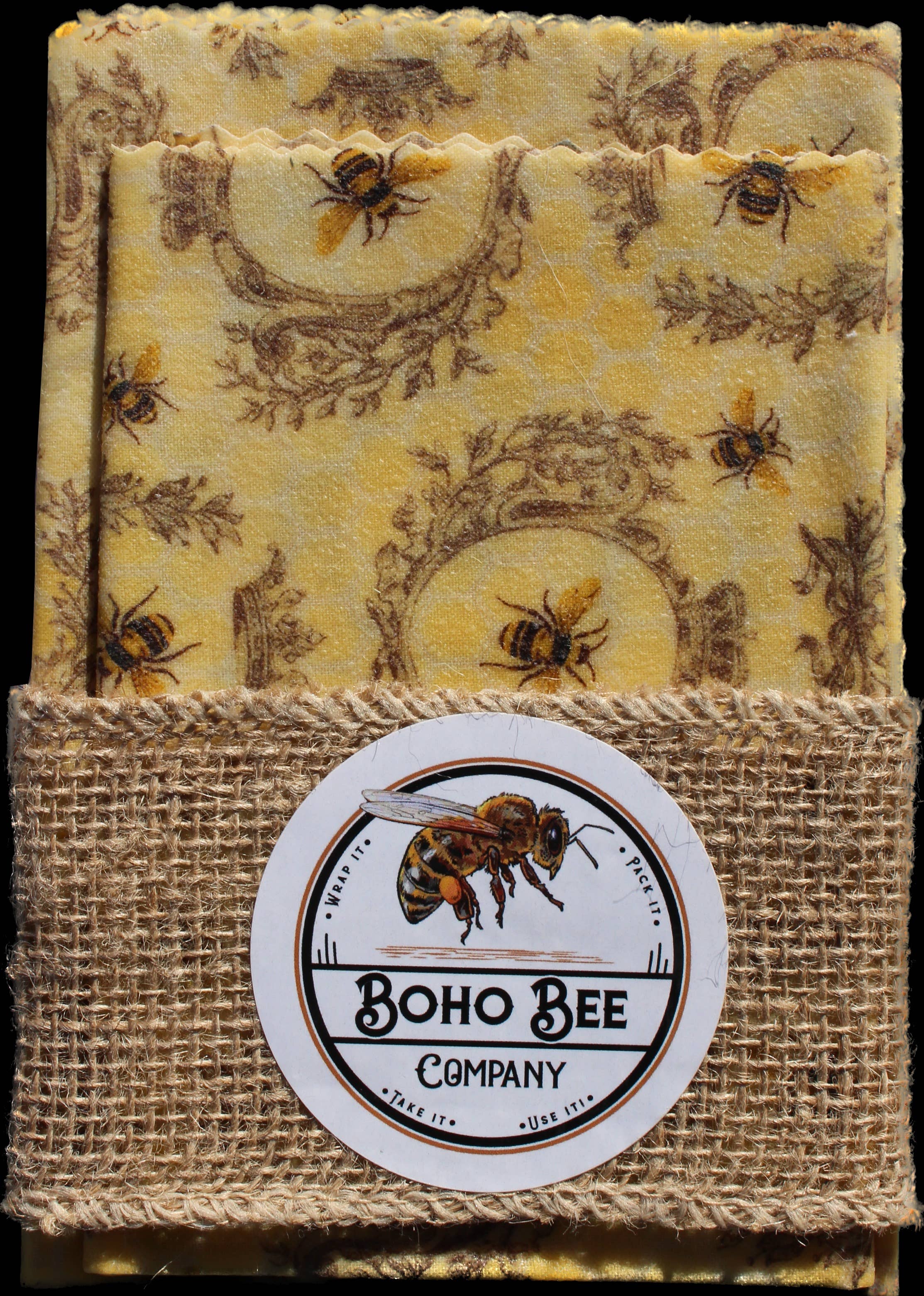 Boho Bee Company - Wholesale Food Storage Wrap/Bag - Royal Bees1