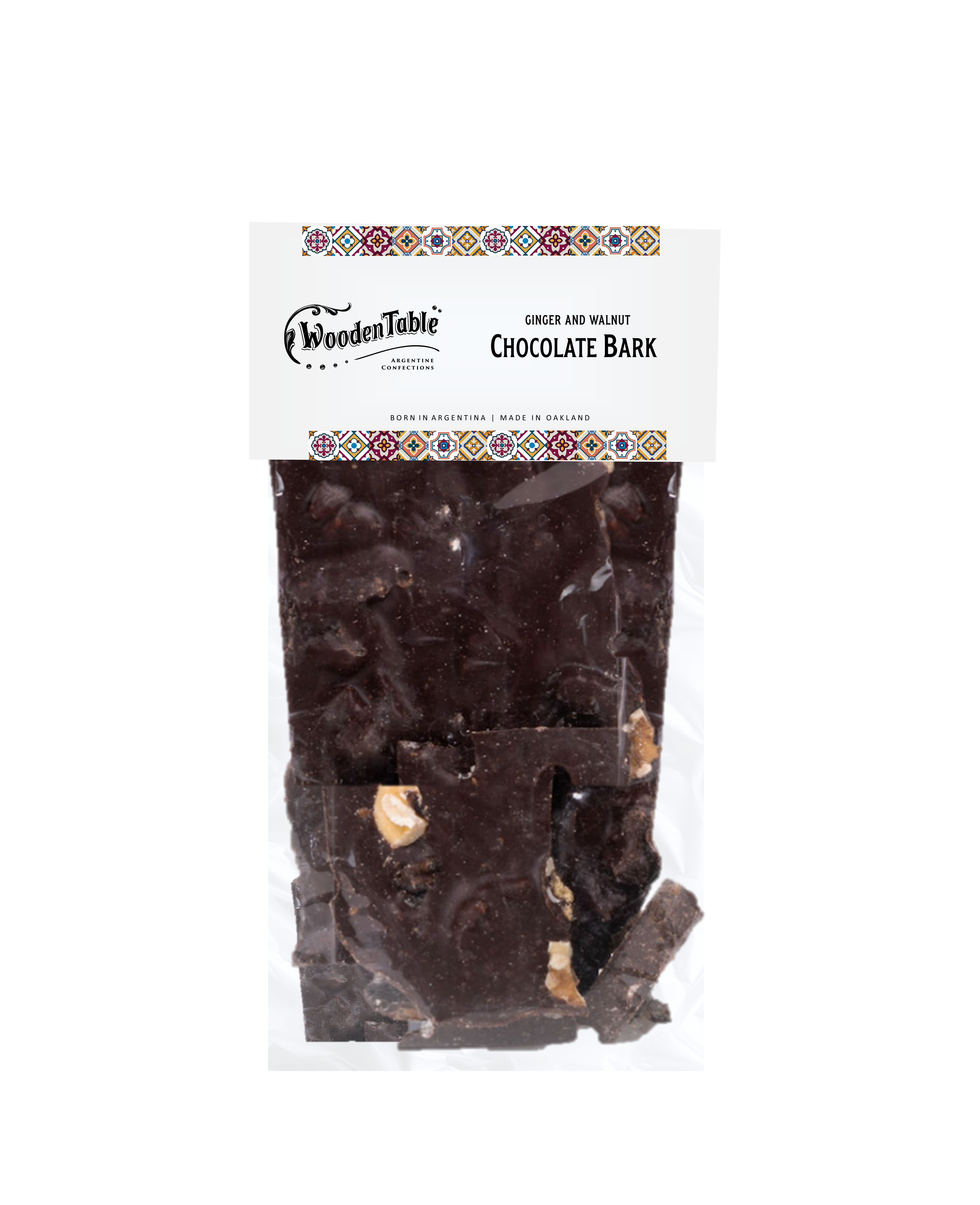 Wooden Table Baking Company - Venta al por mayor Chocolate - Corteza de chocolate negro con nueces y jengibre4