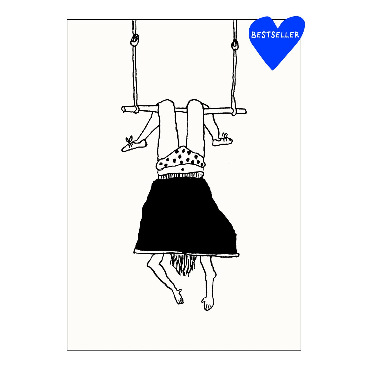 helen b - Wholesale Everyday Greeting Card - post card trapeze girl0