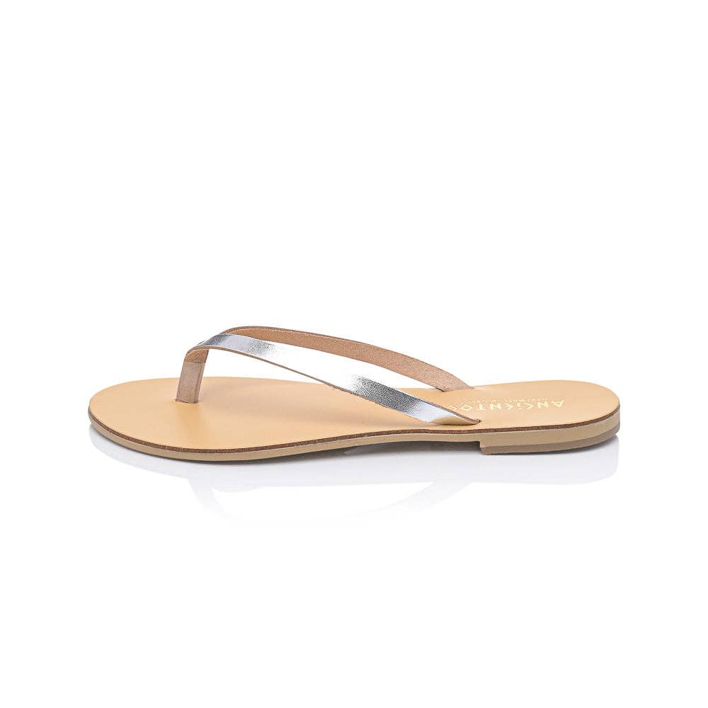 Ancientoo – wholesale Sandaler - Dam – Achelois handgjorda läder Flip Flop Sandal för kvinnor16