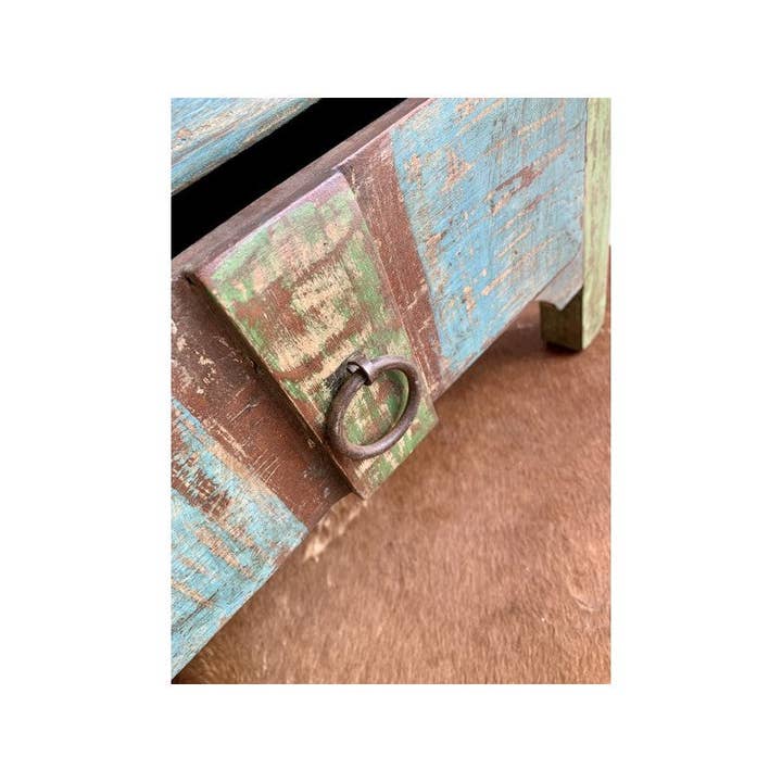 Paloma Black (Casa Natura Design, S.L.) - Wholesale Console Table - Unique Low Cabinet Ideal For TV Made From Recycled Wood3