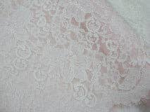 Exquisite Fabrics - Wholesale Craft Supplies - "Lily" lace, natural white, $48/yd0