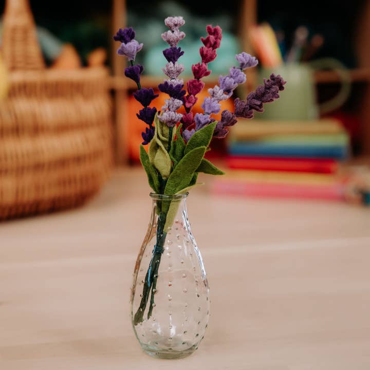 The Crafty Kit Company - Venta al por mayor Kit de manualidades - Kit artesanal de flores de lavanda de fieltro