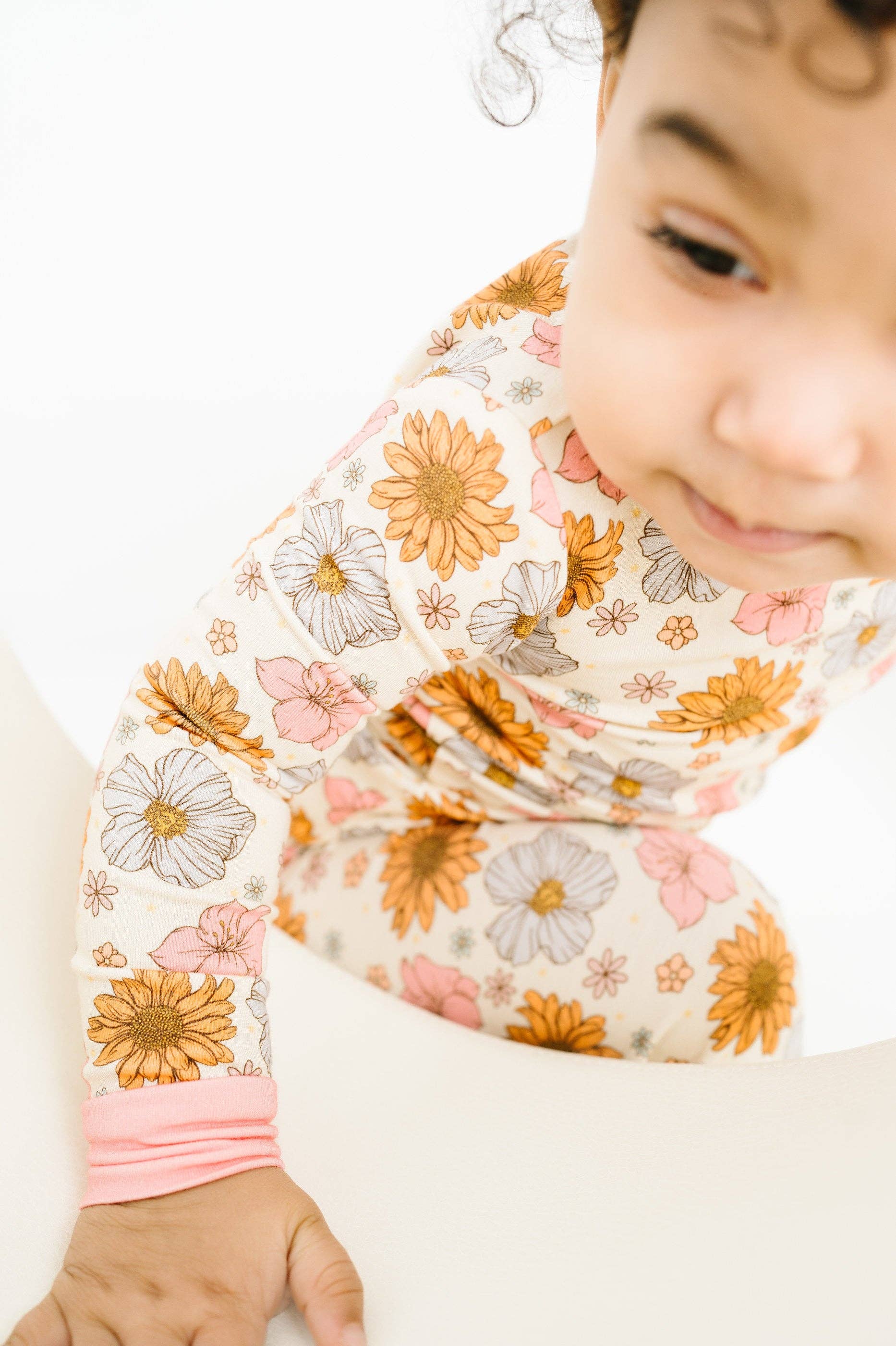 Little One Shop - Wholesale Top & Pant Set - Baby - Maybelle Floral Bamboo Set7