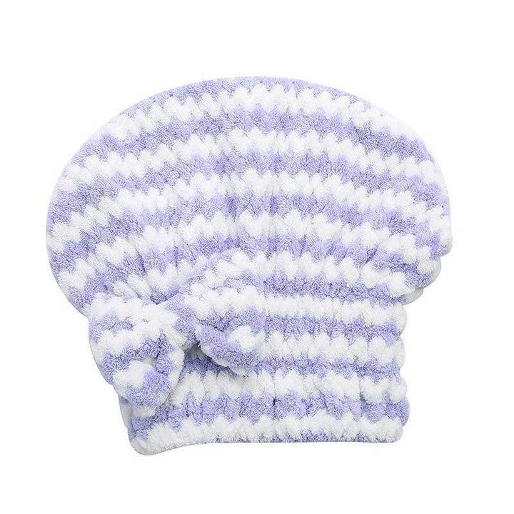 VIGOR - Wholesale Shower cap - Microfiber Shower Drying Bow-knot Shower Cap Hair Turban hair Wrap Bath Cap8