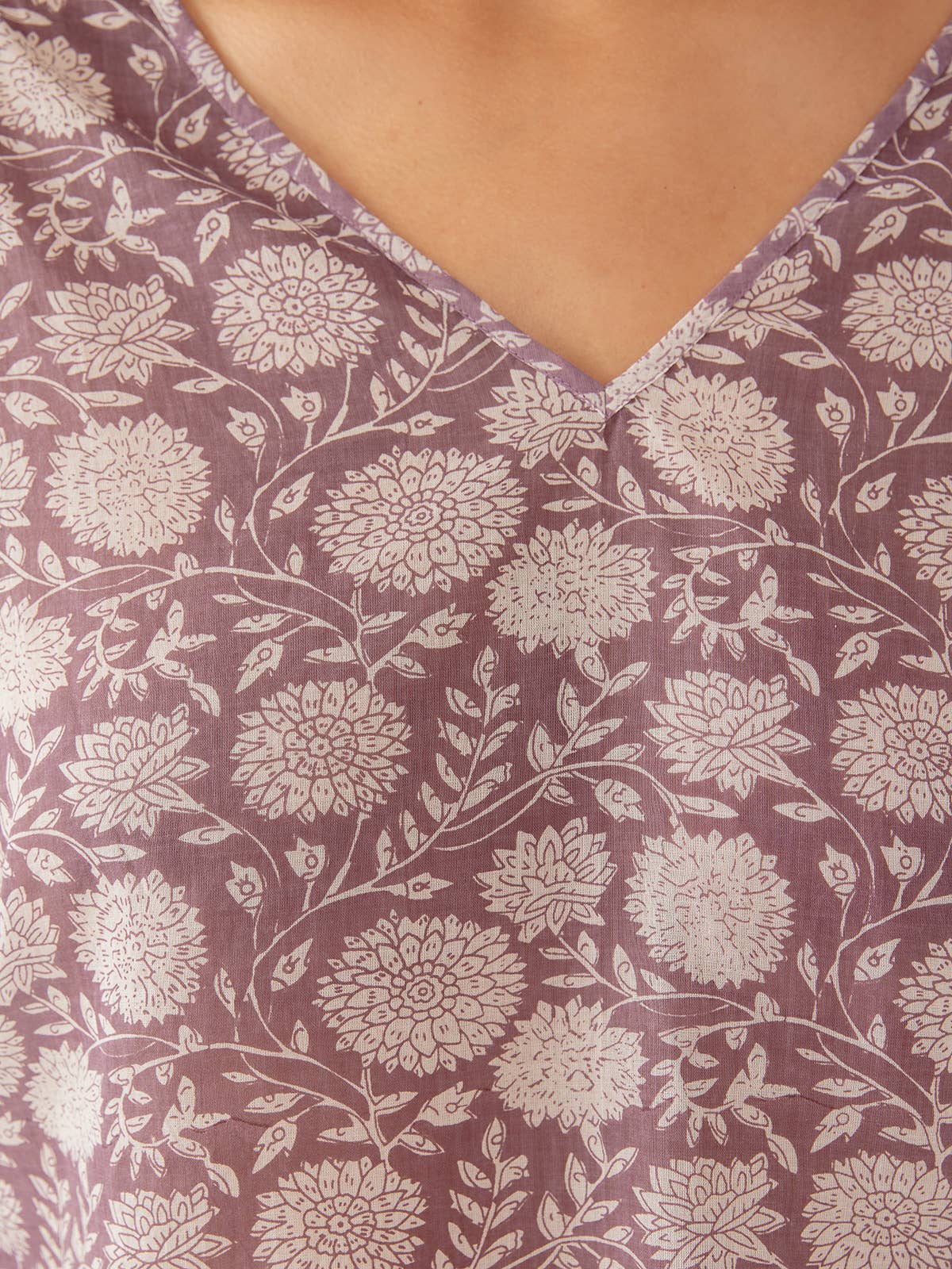 Riley V-Neck Dolman Top French Lilac for wholesale on Faire1