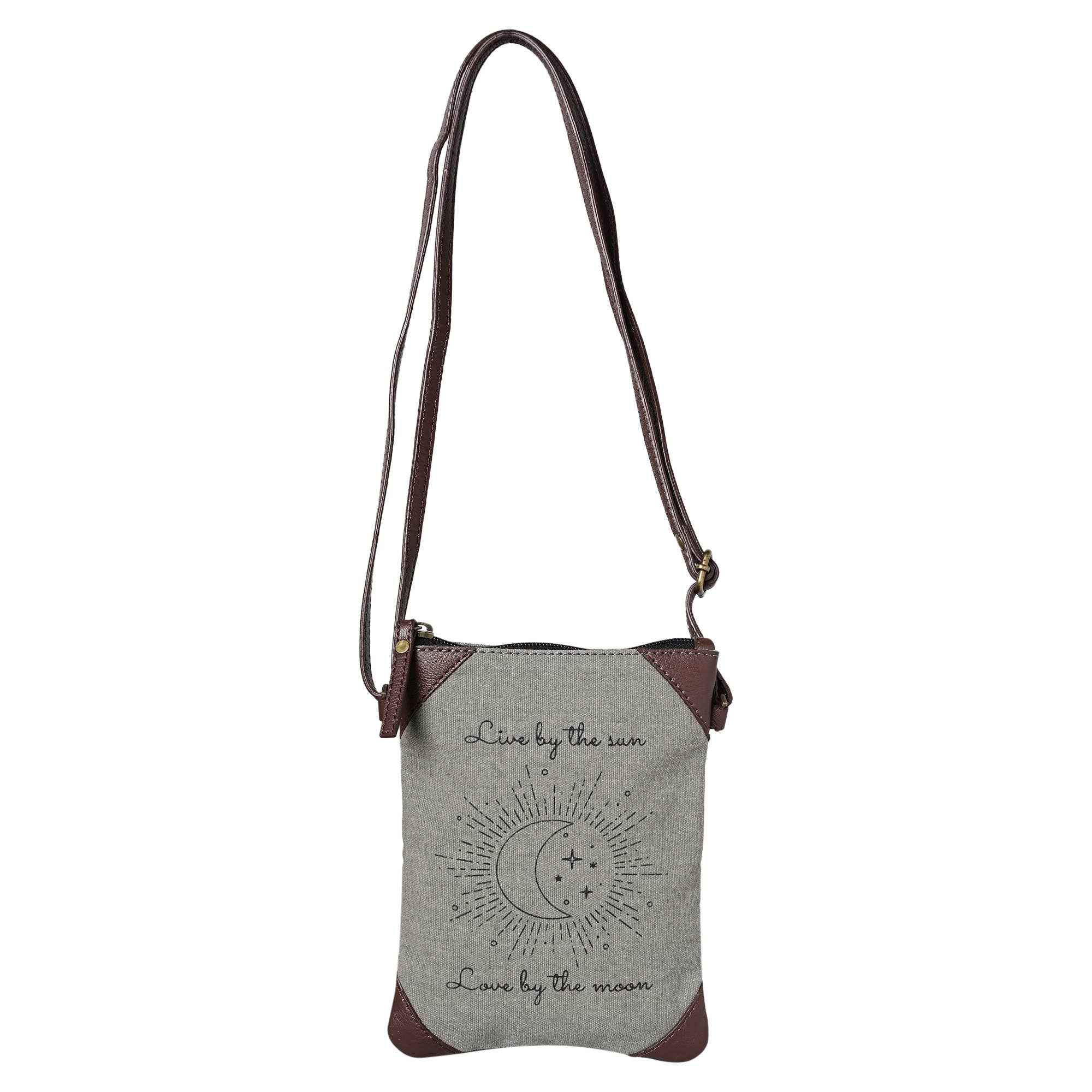 Mona B. – bolsa tiracolo - Mulher por atacado – LIVE BY THE SUN CANVAS CROSSBODY M-1825 (couro original)2