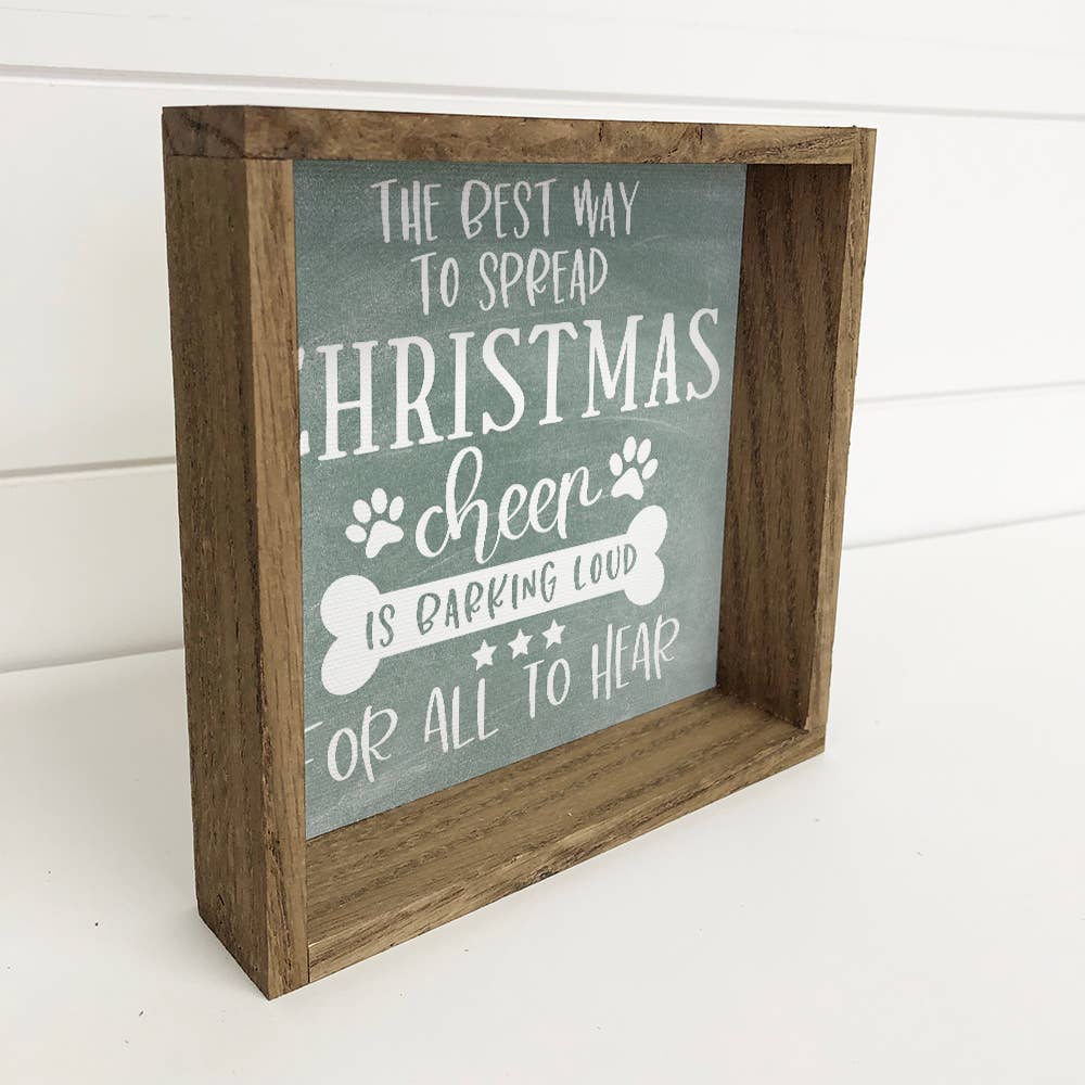 Hangout Home - Wholesale Sign - Barking Loud for All to Hear - Funny Dog Holiday Sign1