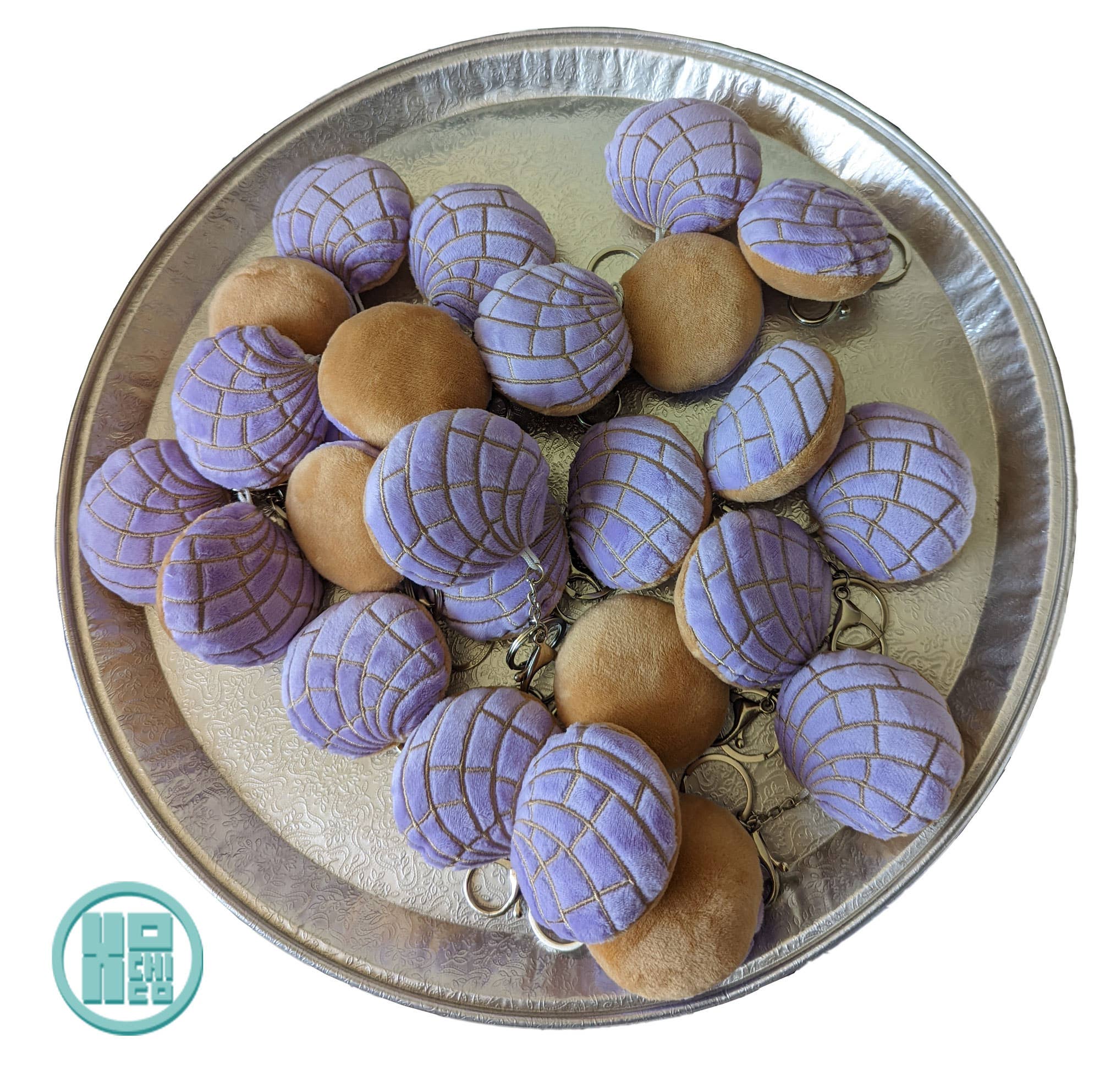 Xochico – Engroshandel Nøglering - Dame – Bløde nøgleringe med concha i pastel farver7