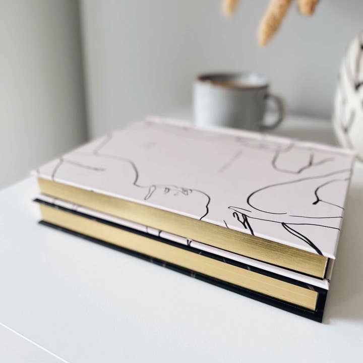 Blush And Gold - Wholesale Journal/Diary - Body + Soul Journal (Solstice) gift for her, undated planner4