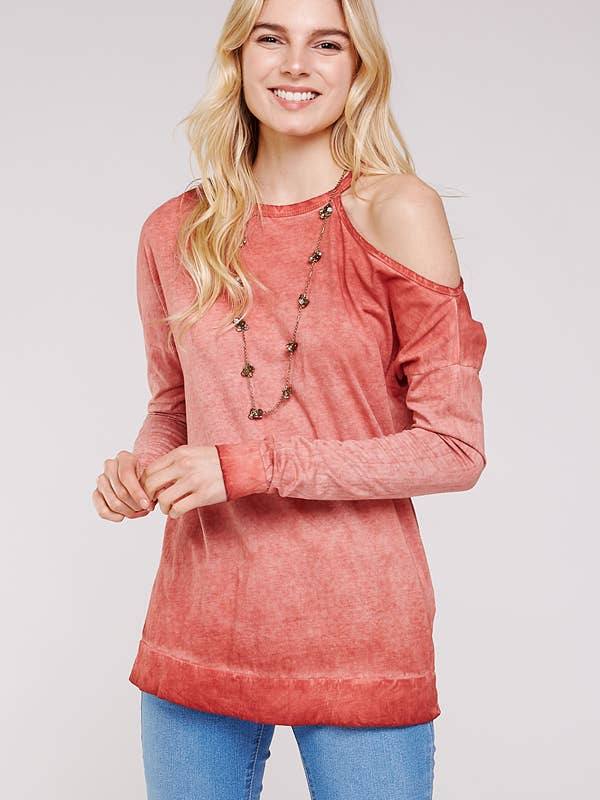 Urban X Langarm-Sweatshirt mit Stehkragen und offener Schulter für den Großhandel von Urban X Apparel