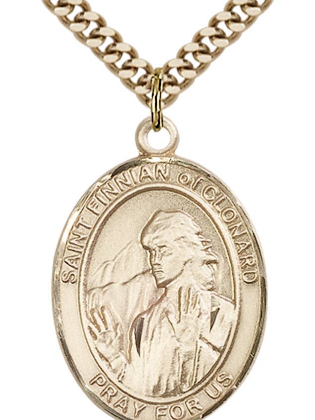 Sint Finnian van Clonard Hanger voor wholesale door Tony’s Jewelry