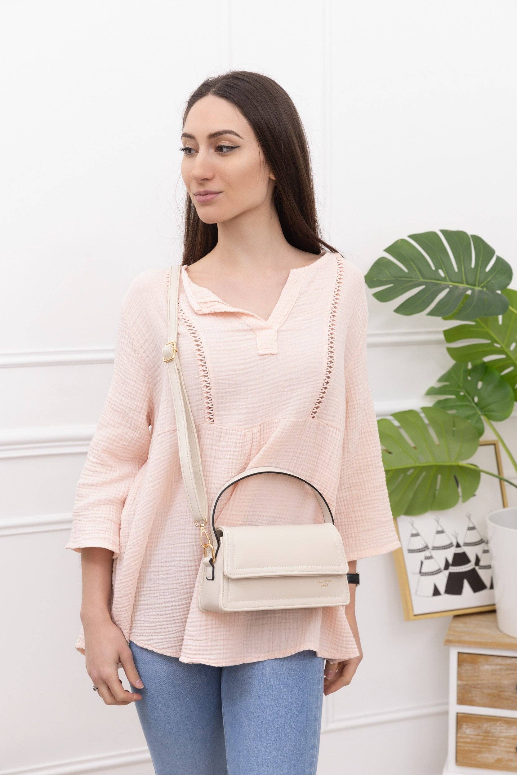 Gallantry – wholesale Axelväska - Dam – La Finesse™ strukturerad handväska från Gallantry Paris9