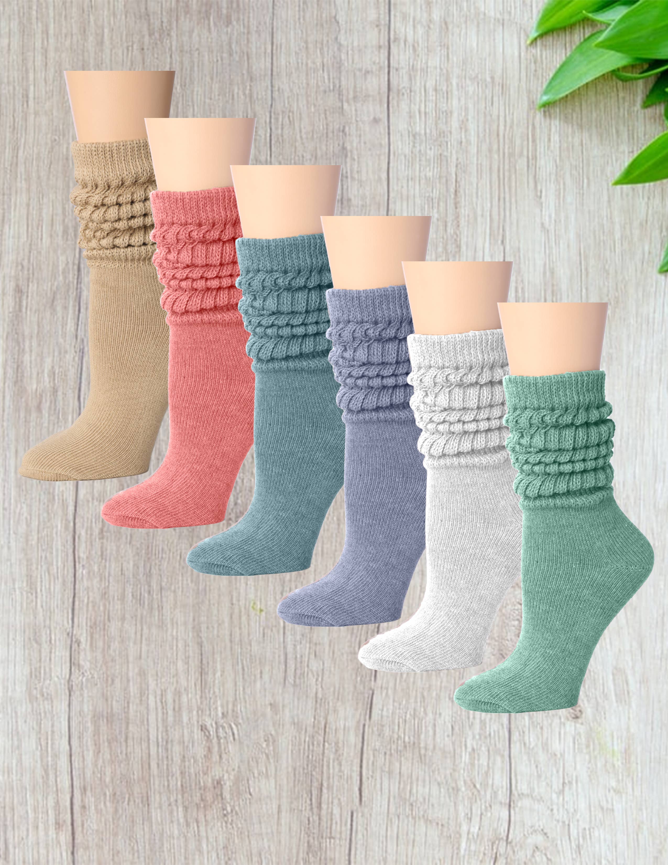 Isadora, Tipi toe, & James Fiallo - Wholesale Socks - Women's - Women's 1 Pack Tipi Toe Slouch Colored Crew Boot Sock10