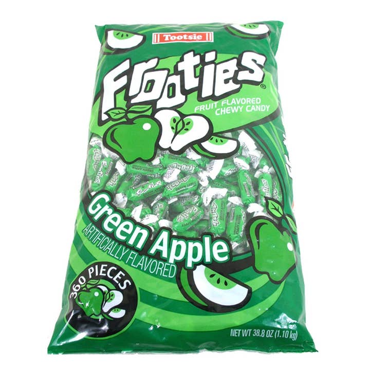 I Got Your Candy - Wholesale Gummy - Tootsie Green Apple Frooties Bag 38.8oz - 1ct